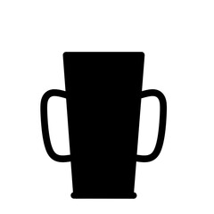 Glass icon Drink Silhouette, coffe cup, Silhouette of Glassware, Silhouette of Drink glass