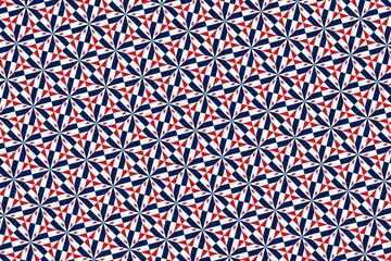 Geometric pattern in the colors of the national flag of Panama. The colors of Panama.