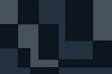 モノトーンのポップでモダンなイラスト　スクエア模様