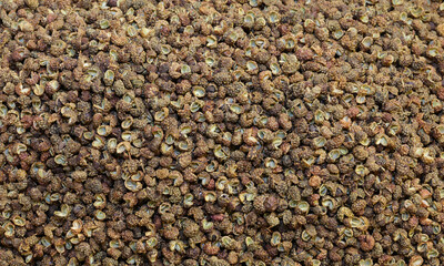 black peppercorns for sale in the Ethnic spice stall