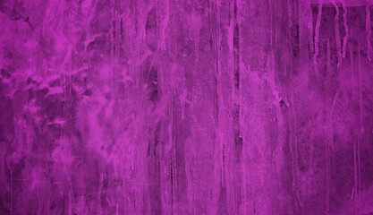 old wall background in purple tones, peeling surface of wall in the form of abstract art, old wall shabby and mossy