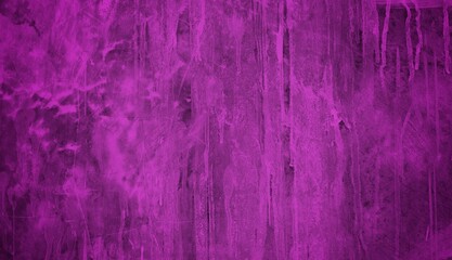 A textured purple concrete wall with a prominent vertical crack. 