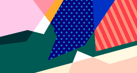 Abstract liquid shape. Dynamic and geometric design. Isolated gradient waves with geometric lines, dots, batik Indonesia pattern. Vector illustration