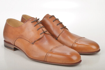 brown leather shoes