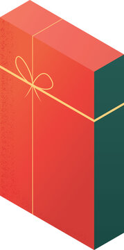 Red and green gift box