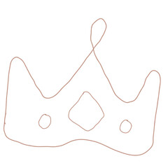 Abstract Crown Shape Element