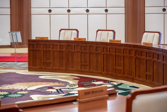 Nurimaru APEC House in Busan South Korea where APEC Summit was held in 2005