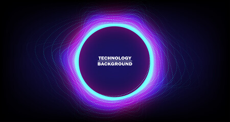 Big data Artificial intelligence tech background.Technology for visualization, artificial intelligence, deep learning and quantum.