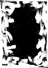 Grunge Black and White Distress Texture. abstract, splattered , dirty, poster for your design. vector template.