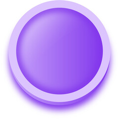Round shape buttons in purple colors. User interface element illustration.