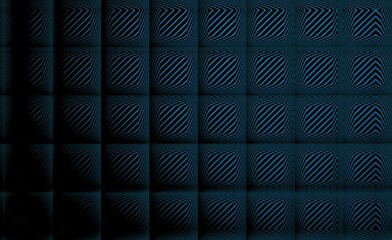 Illustration of a background with squares with patterns with added effects