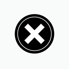 Stop Icon. Prohibition Vector Sign & Symbol.       