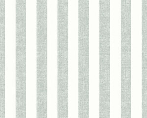 Seamless french farmhouse stripe pattern. Provence green white linen woven texture. Shabby chic style weave stitch background. Doodle line country kitchen decor wallpaper. 
