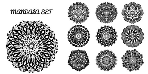 set of elements for design