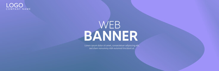 Abstract background with wave, Abstract violet background, Violet banner, Purple background