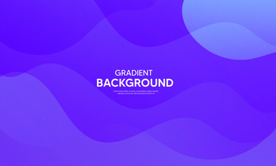 Abstract blue wave background, Blue banner