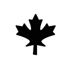 Maple leaf icon vector logo design template