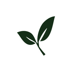 Leaf icon vector logo design template