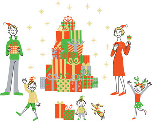 家族でクリスマス　プレゼント　イベント