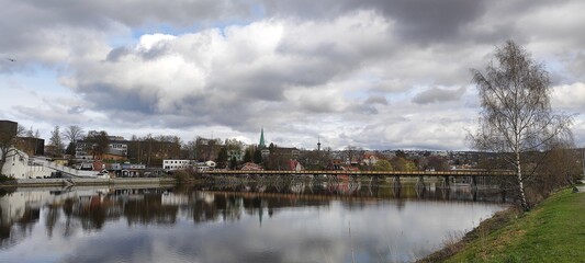 Panoramic view of Trondheim, Norway