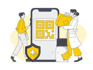 Doctor epidemic prevention and anti epidemic flat vector concept operation illustration
