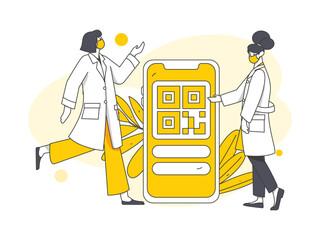 Doctor epidemic prevention and anti epidemic flat vector concept operation illustration
