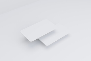 Minimal Professional corporate business card mockup design template for your brand