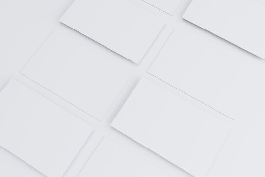 Minimal Professional corporate business card mockup design template for your brand