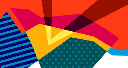 Abstract liquid shape. Dynamic and geometric design. Isolated gradient waves with geometric lines, dots, batik Indonesia pattern. Vector illustration