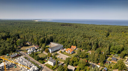 The village of Jantar, late summer, the coast of the Baltic Sea
