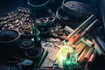 Unique research laboratory in search of a new flavor.