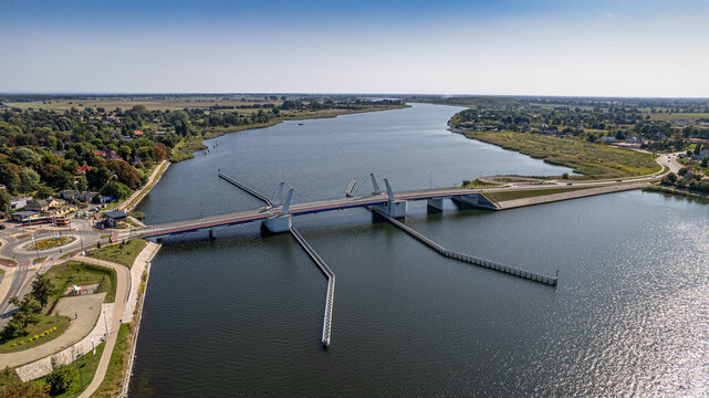 Bridge on the Dead Vistula, Sobieszewo, Sobieszewska island west view
