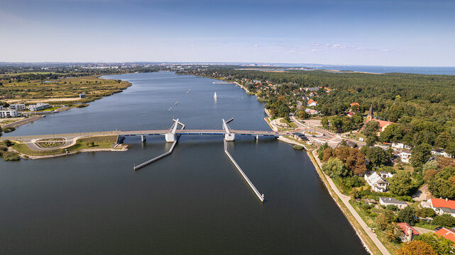 Bridge on the Dead Vistula, Sobieszewo, Sobieszewska island east view