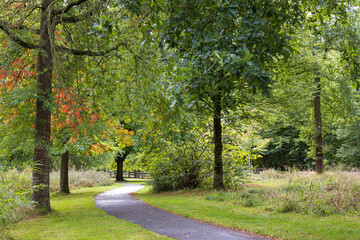 Johan Smitpark in Zuidhorn, municipality Westerkwartier Groningen province in the Netherlands