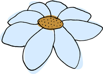 Naklejka premium flower isolated