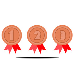 Medal, medal gold, medal silver, medal bronze, Rankin of reward