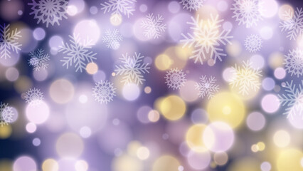 Christmas background with snowflakes. Vector illustration