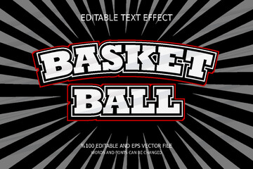 Editable Basketball Text Effect