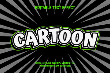 Editable Cartoon Text Effect