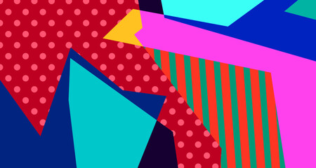 Abstract liquid shape. Dynamic and geometric design. Isolated gradient waves with geometric lines, dots, batik Indonesia pattern. Vector illustration