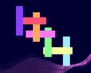 abstract background with cross