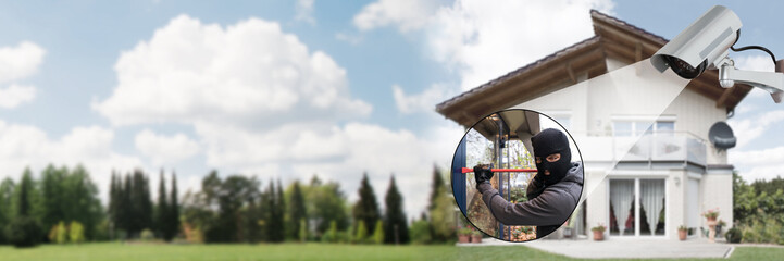 Technician Adjusting CCTV Camera