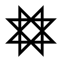 Auseklis symbol icon illustration