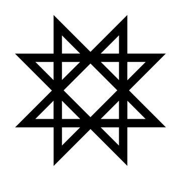 Auseklis symbol icon illustration