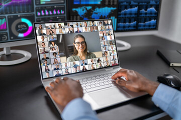 Video Conference Business Call. African Conferencing