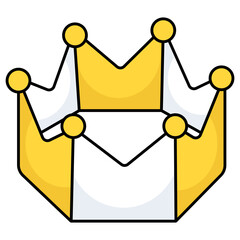 Perfect design icon of crown