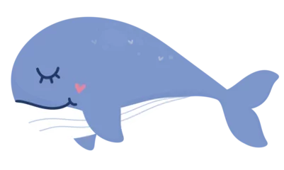 Tapeten Cute Whale © Chunchunie