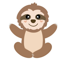 Cute Baby Sloth 
