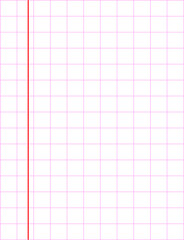 pink squared paper