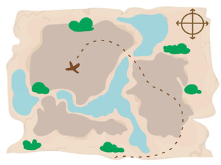 Treasure Map, Map
